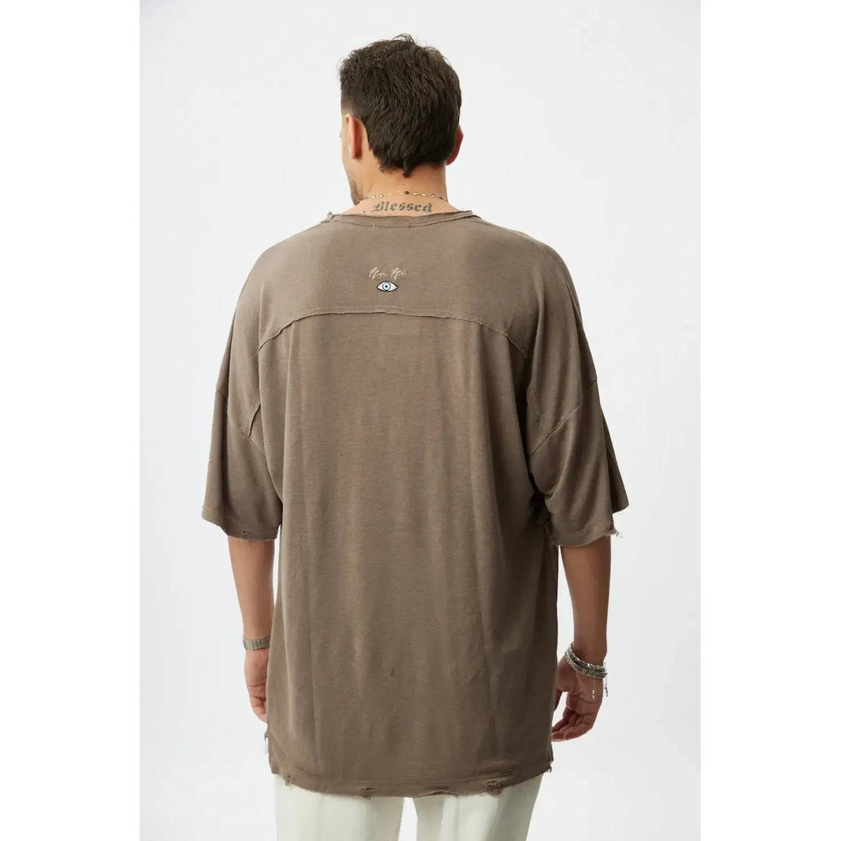 Dor Oversized Shirt - Mocha TFU-TFU shop