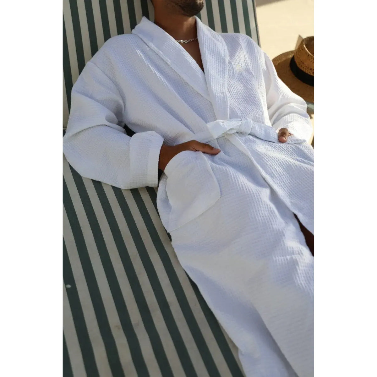 Piqué Elliptical Eye Robe TFU-TFU shop