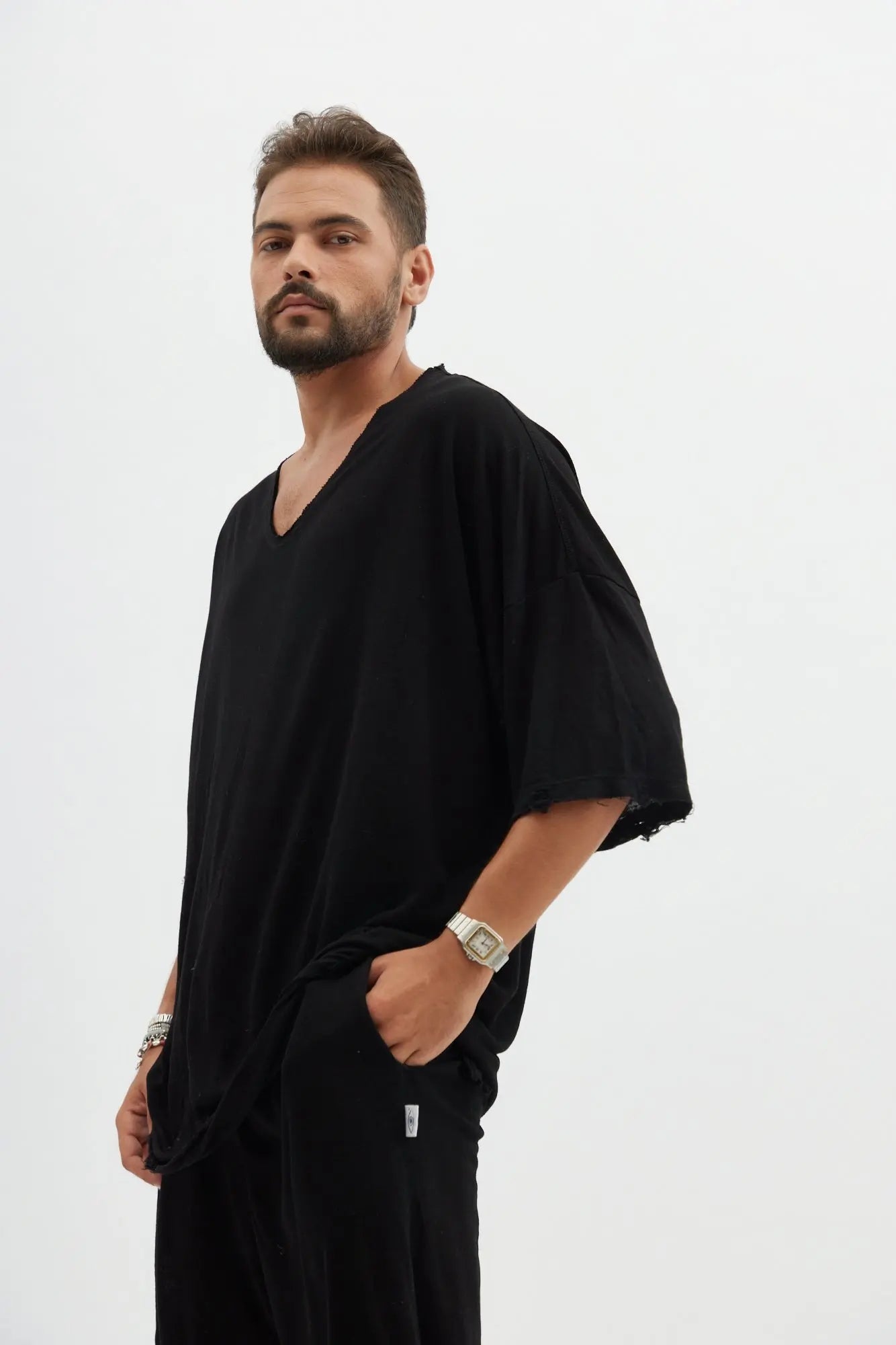 Dor Oversized Shirt - Black TFU-TFU shop