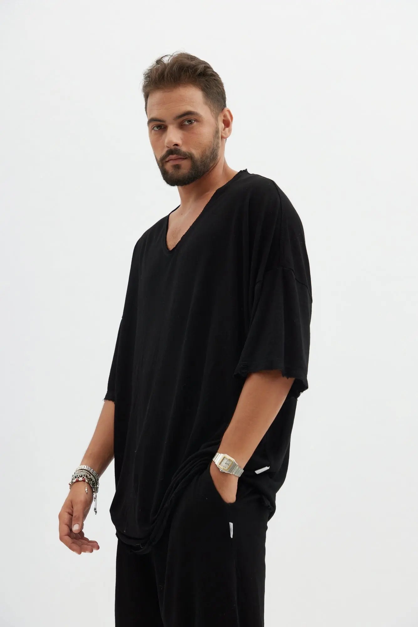 Dor Oversized Shirt - Black TFU-TFU shop