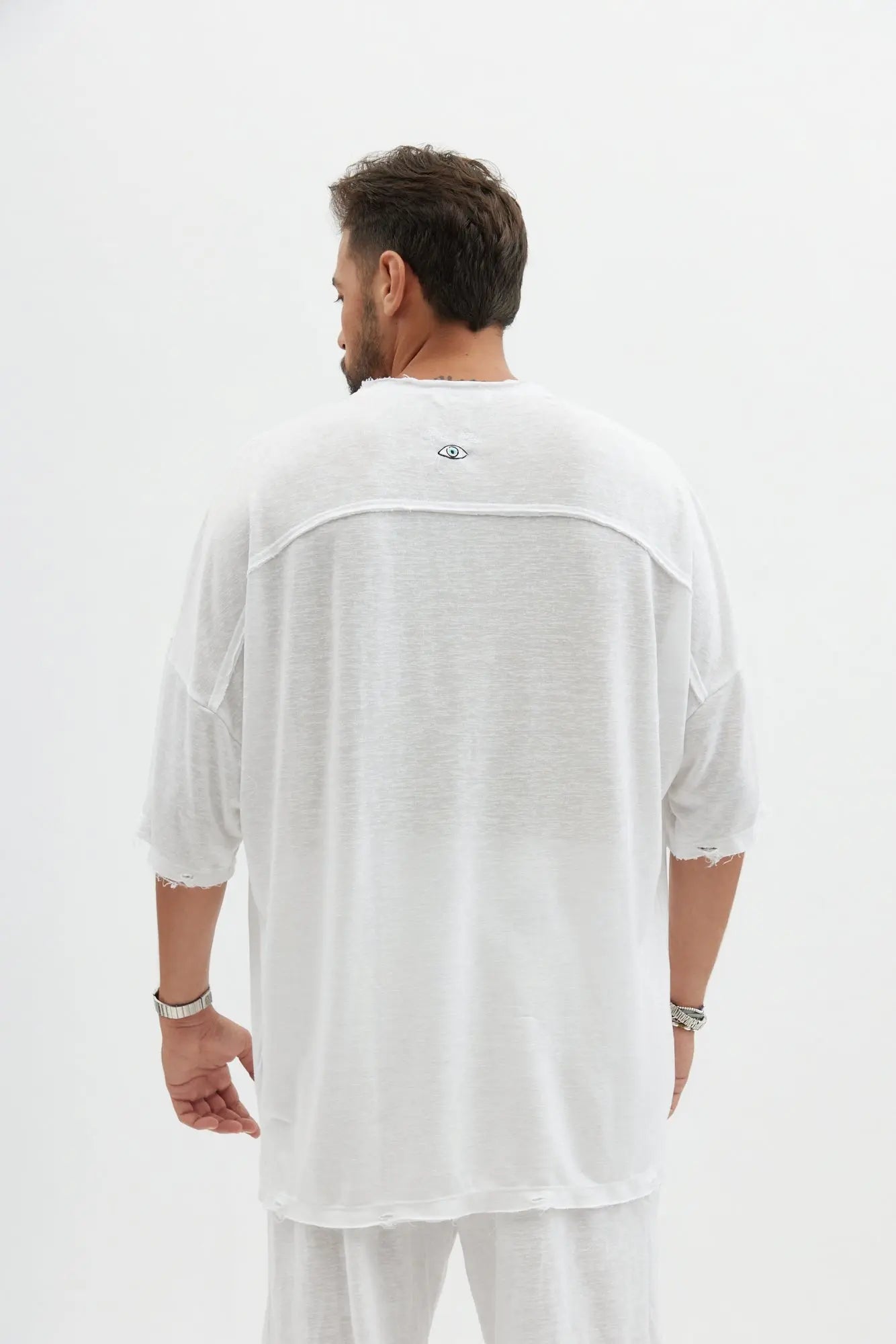 Dor Oversized Shirt - White TFU-TFU shop