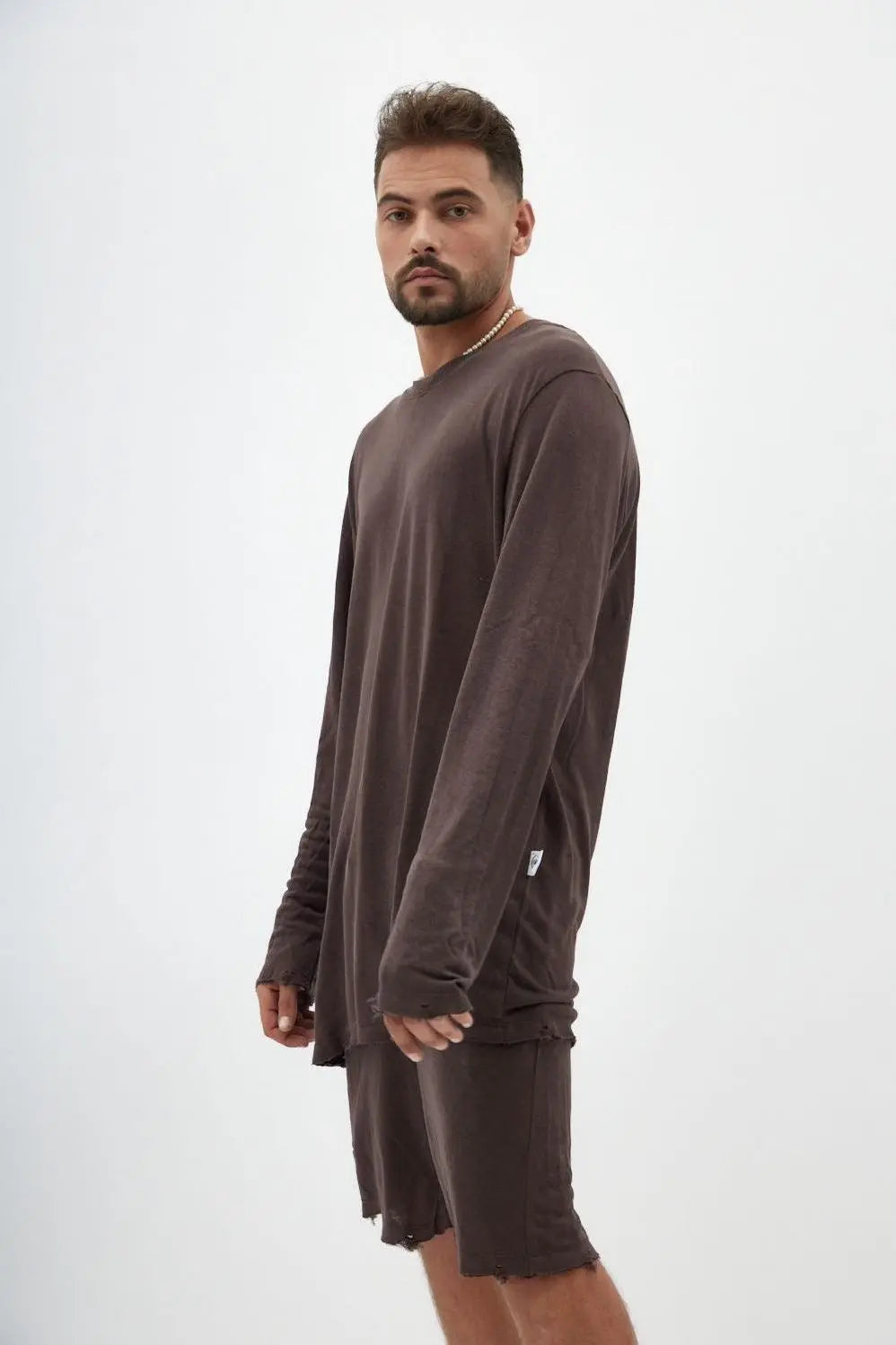 Nicki Soft Long Sleeve – Brown TFU-TFU shop