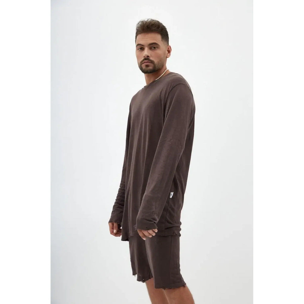 Nicki Soft Long Sleeve – Brown TFU-TFU shop