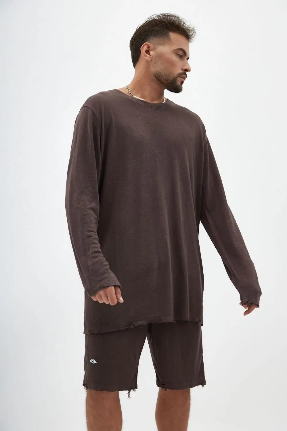 Nicki Soft Long Sleeve – Brown TFU-TFU shop