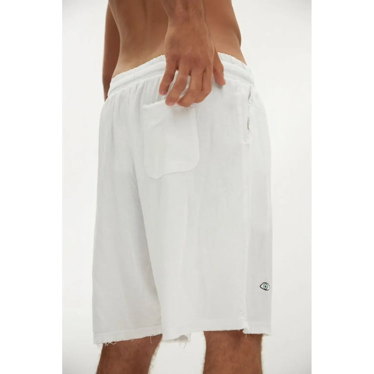 Soft Linen Bermuda Shorts — Cream TFU-TFU shop