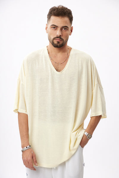 Oversized U T Shirt - Banana