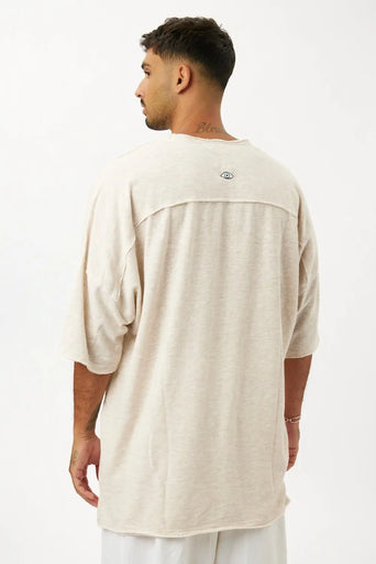 Dor Oversized Shirt - Melange stone