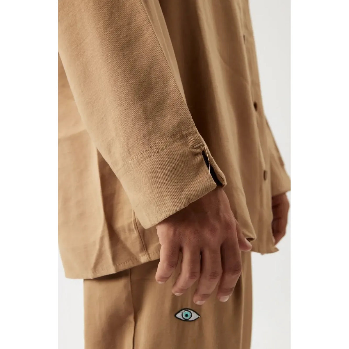 LUX Loose Button-Up - Camel TFU-TFU shop