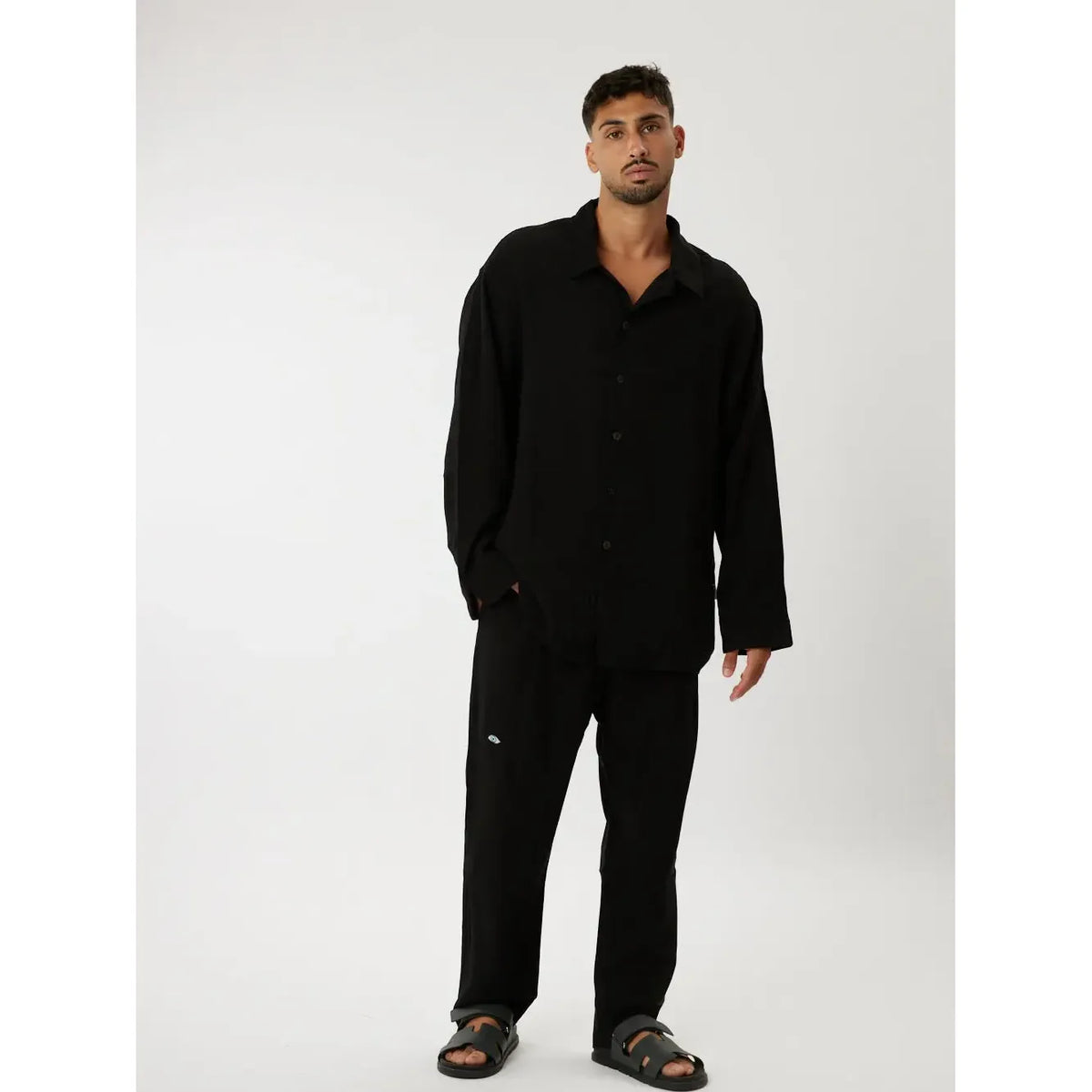 LUX Classic Button-Up - Black TFU-TFU shop